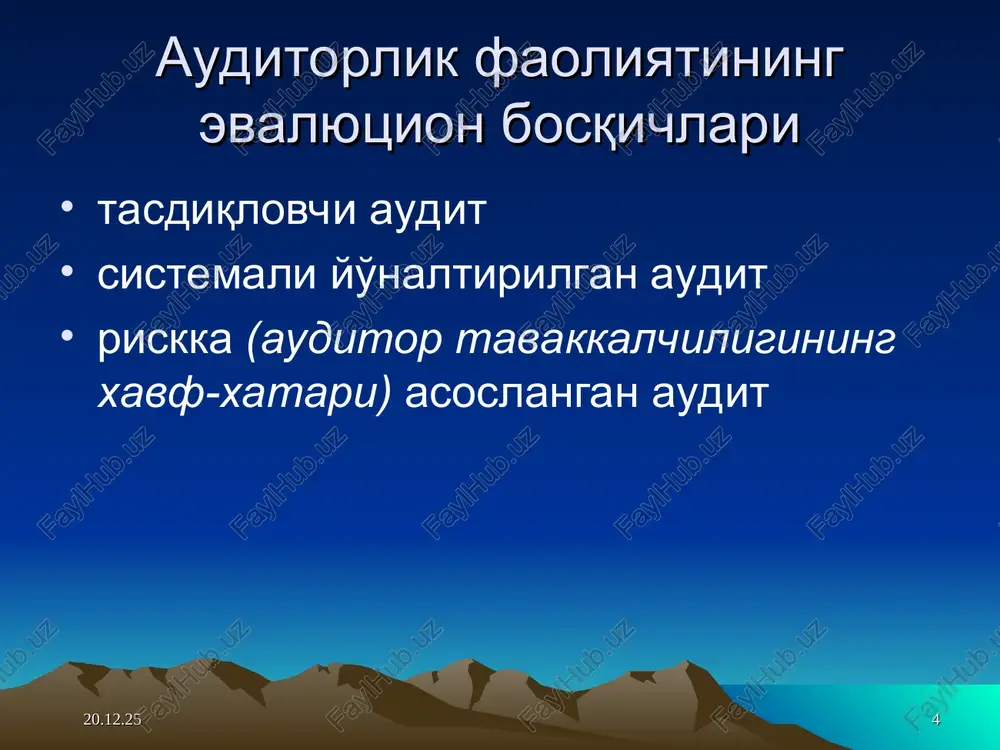 audit fanidan multimedia taqdimoti - Page 4