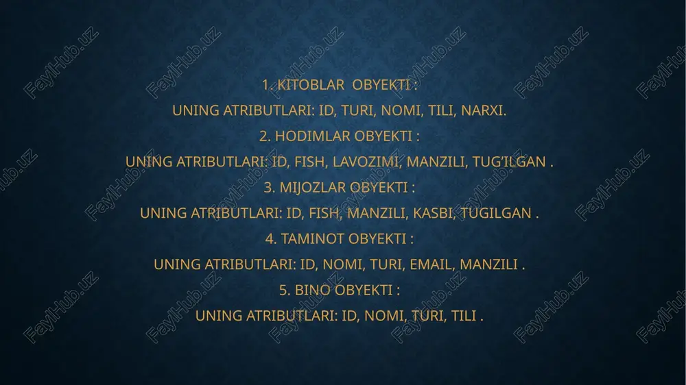 foydalanamiz idsi 2 dan katta bo’lganlarni chaqiramiz. where standart so‘zidan foydalanish delete operatoridan foydalanish min() funksiyasining qo’llanishi max() funksiyasining qo’llanishi sum(),count() funksiyalarining qo’llanishi mid(,,,) funksiyasaidan foydalanish avg() funksiyasidan foydalanish order by so’rovidan foydalanish group by so’ro’vidan foydalanish image2.png image3.png image4.png image5.png image6.png image7.png image8.png image9.png image10.png image11.png image12.png image13.png image14.png image15.png image16.png image17.png image18.png image19.png image20.png image21.png image22.png image23.png mhs: oo} lab no sktmbal4nn npoaykra) 7a - ax aa tabhar bctabka = av3a/h pa3metka ctpahmlbi ccbuikm paccbiiku. pelieh3pobahme bug ~ xodimlar / x a ‘ ) co manaili >> mail) mana) ctpahmua 11323 _ymcnocror 508 cr ahtamvackiam (cilia) eb — -——+—+ 10% e : bmd sera d gb select e:\learn sql\wamp\bin\mysql\mysql5.6.12\bin\mysql.exe - og xx enter password: welcome to the mysql monitor. commands end with ; or \g. your mysql connection id is 1 server version: 5.6.12-log mysql community server (gpl) copyright (c) 2000, 2013, oracle and/or its affiliates. all rights …