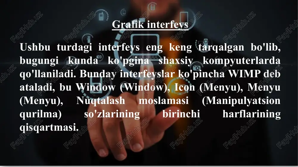 cprops/thumbnail.jpeg ‘tizim interfeyslar, shinalarning tashkiletlishi va ‘urls ‘gurilmalerning o°zaro ma"lumotalmashinish standartlari va protokellar.