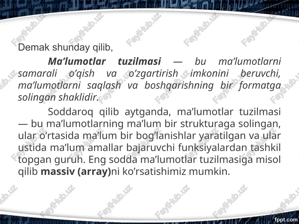 c++ dasturlash tilida ma’lumot turlari - Page 4