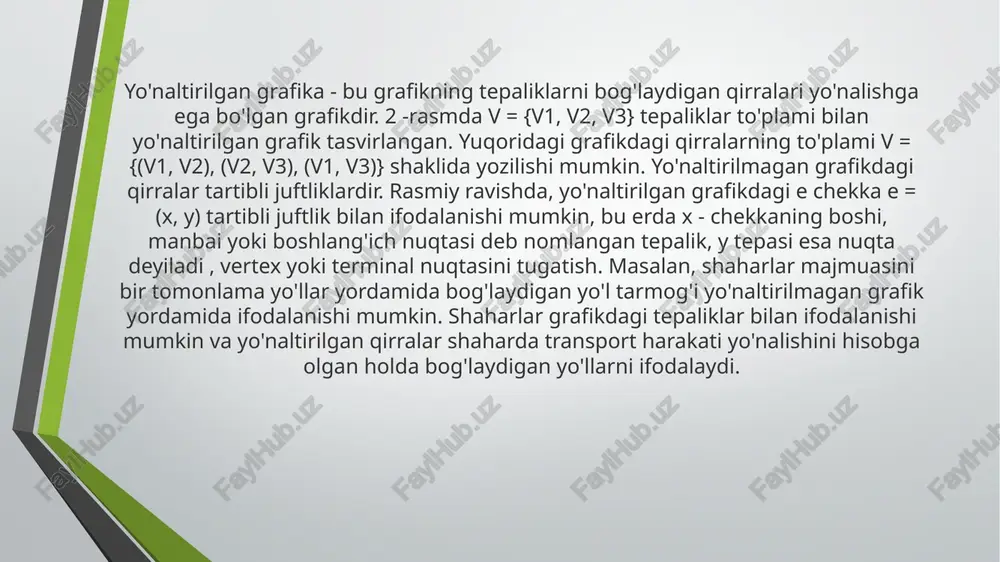 yo’naltirilgan va yo’naltirilmagan graflar - Page 4