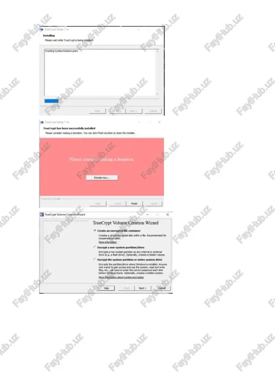 truecrypt dasturini o’rnatish va ishlatish - Page 4