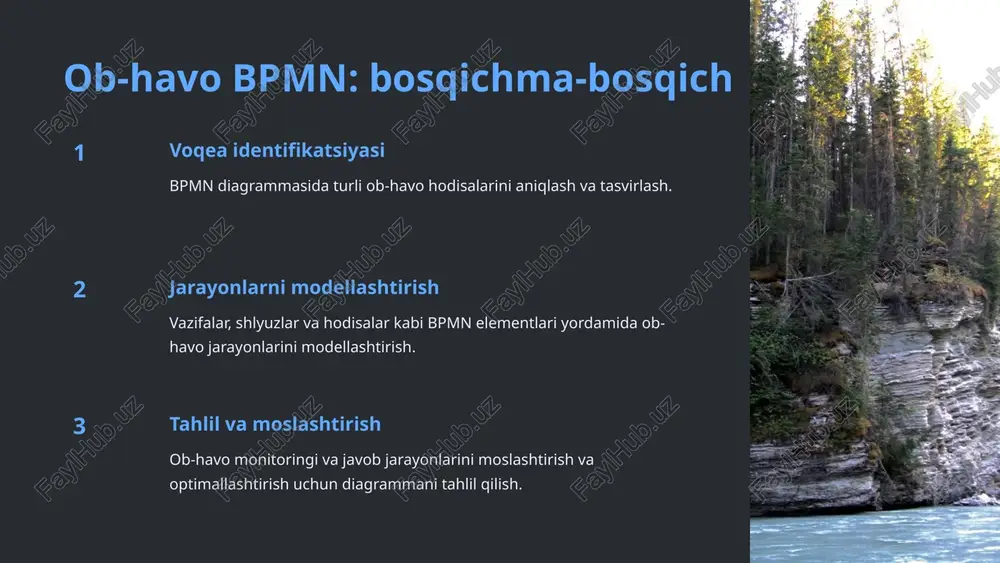 bpmn diagrammalarini talqin qilish: ob-havo - Page 4