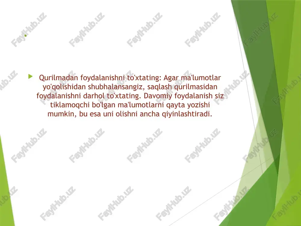nosozsaqlashtizimlaridagima'lumotlarniqaytatiklash - Page 4