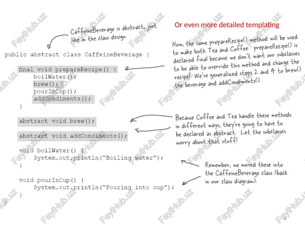through structure passes each node seen to visitor actual visitor behaviour determined by templating visitor pattern advantages separate what changes from what does not the parallel visitor class does this classes open for extension; closed for modification the parallel visitor class achieves this each class should have one responsibility each visitor class is designed for one purpose the what to do code is centralised in the visitor class not spread across all of the composite class members 28 visitor pattern definition use the visitor design pattern when you want to add capabilities to a composite of objects and encapsulation within these objects is not important, undesirable, or not possible. 29 chain of responsibility design pattern use the chain of responsibility design pattern when you want to give a sequence of objects in turn a chance to handle a request each object in chain delegates to next object in chain if …