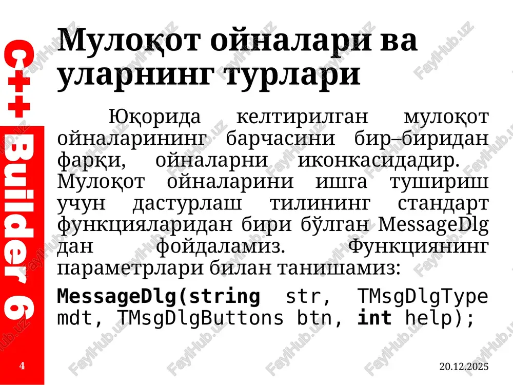 muloqot oynalari - Page 4