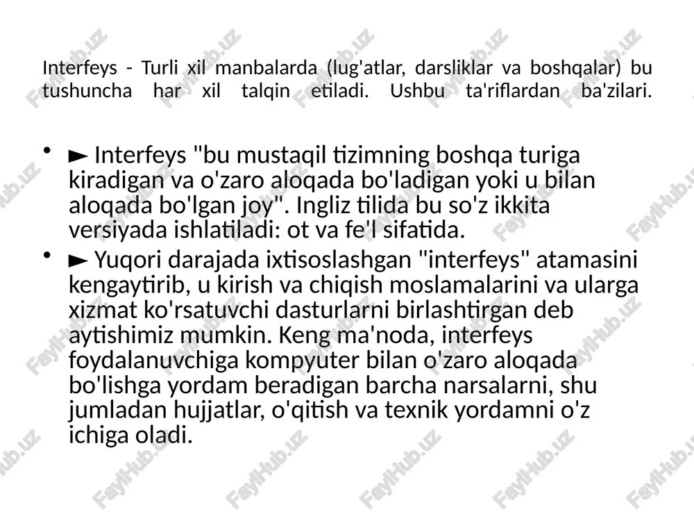 interfeys yaratish qoidalari - Page 4