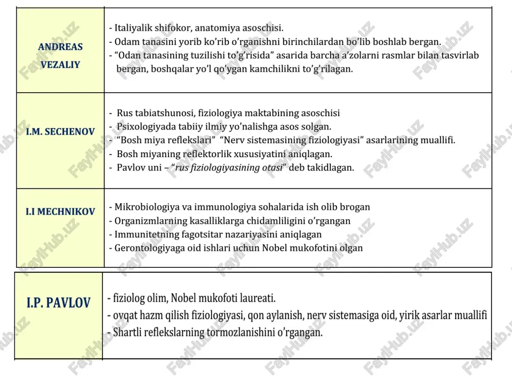 ar tog’ay to’sh suyagiga biriksa. orgali dastlab tutashib, so'ng 7-juft qo'vurg’alar orqali to'sh suyagiga birikadi. qolgan 2 juft qo’vurg’alar to'sh suyagi bilan birikmagani uchun yetim qo'vurg’alar deyiladi to’sh suyagi qo'l suyaklari copyniggt © the mcgraw-hil comparses. nc permussin requared for reproduction or daplay of o'mrov 1 ta kurak 1ta yelka 1 ta tirsak 1ta bilak 1ta kaftusti 8 ta kaft sta barmog 14ta oyogq suyaklari son tizza | katta kichik boldir \ boldir lta i ta a ea) kaftusti 7ta m kaft sta barmog 14ta suyaklarning birikishi movable joints harakachan birikish qo'l va oyogning naysimon suyaklari ball and socket pivot hinge yarimharakatchan birikish suyaklar orasida tog’ay qatlam bo'ladi. umurtqalar harakatsiz birikish 2 xil chokli :kalla suyaklari choksiz:yuz va chanoq, dumg’aza umurtgalari peshona — 1 ta tepa-—2ta chakka — 2 ta ensa-1ta asosiy -1ta g’alvirsimon — 1 ta bosh skeleti (jami 23 ta suyakka ega) pastki jag’ —1ta yugori jag’ — …