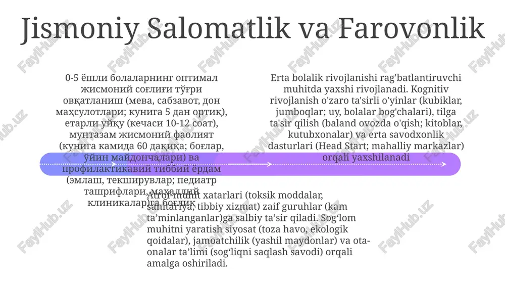 samarali ijtimoiy-emotsional rivojlanishning asosi hisoblanadi; 5 ta mamlakatdagi (kanada, buyuk britaniya, avstraliya, yaponiya, aqsh) kuzatuv tadqiqotlari shuni ko'rsatdiki, 10 dan kam bola bo'lgan sinflardagi mehrli, diqqatli o'qituvchilar bolalarning manzillik hissiyotini (masalan, xavfsizlik, qabul qilinish) kuchaytirib, xulq-atvor muammolarini 30% ga kamaytiradi (nyu-york shahri davlat maktablari ma'lumotlari) va ijtimoiy foydali xulq-atvorni (o'rtoqlashish, yordam berish) 25% ga oshirib, bolalarning umumiy farovonligiga va ijtimoiy kompetensiyasining rivojlanishiga ta'sir ko'rsatadi chikago va los anjeles kabi shaharlardagi head start markazlari yoki montessori maktabgacha ta'lim muassasalarida yuqori sifatli erta bolalik rivojlanishi (ekr), ijtimoiy-emotsional o'rganish (ieo) uchun muhim bo'lib, 1:5 bola-o'qituvchi nisbatini taqozo etadi 20 dan ortiq shtatlardagi maktabgacha ta'lim muassasalarida (masalan, vermont qishloqlaridagi "aql vositalari" dasturi) qo'llaniladigan sel dasturlari ijtimoiy ko'nikmalarni (masalan, konfliktlarni hal qilish, hamdardlik) haftasiga 2-3 ta hissiy savodxonlik darslari bilan birlashtirib, bolalarning o'z-o'zini anglashini (10 dan ortiq so'zli hissiy lug'at), o'zini boshqarishini (impulsni nazorat qilish) va ijtimoiy ongdorligini yaxshilaydi, bu esa o'quv yutuqlariga 15% ta'sir …