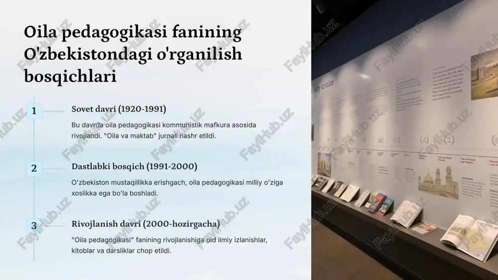 oila pedagogikasi fanining rivojlanish tarixi - Page 4