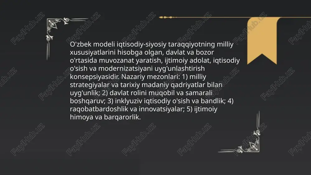 o’zbekistonning o’ziga xos taraqqiyot yo’lini tanlashi - Page 4