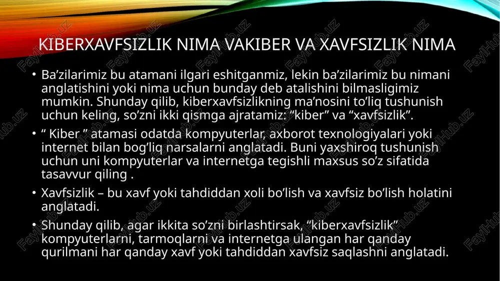 xassislardir. ko'ra, kiberxavfsizlik bo'yicha mutaxassislar ushbu toifalarga kiradi kiberxavfsizlik bo'yicha qo'llanma: kriptograf: shifrlangan dasturiy ta'minot va shunga o'xshash xizmatlarni yaratish va tahlil qilish uchun algoritm va kodlardan foydalanadi. odatda matematika bo'yicha ma'lumot talab qilinadi. axloqiy xaker (petratsion tester sifatida ham tanilgan): xavfsizlik tizimlariga qonuniy ravishda kirib borish va tuzatilishi kerak bo'lgan kamchiliklarni aniqlash orqali ularni sinash uchun xakerlik ko'nikmalaridan foydalanadi. raqamli yoki kompyuter sud tibbiyoti tergovchisi: kiber jinoyatlarni tergov qilish uchun politsiya bilan ishlaydi va xakerlar tarmoqlarga qanday kirib borishini aniqlaydi. zararli dastur tahlilchisi: zararli dasturlarni (tarmoqlarni buzish uchun mo'ljallangan dasturiy ta'minot) tushunish uchun "teskari muhandislik" deb nomlanuvchi jarayondan foydalanadi, shunda tashkilotlar o'zlarini ulardan himoya qiladi. xavfsizlik bo'yicha tahlilchilar: xavfsizlik tartib-qoidalarini kuzatib boradi va eng yaxshi amaliyotlar ishlab chiqilishi va amal qilinishini ta'minlaydi. xulosa: kiberxavfsizlik sohasida sertifikat olish, nafaqat bilim va ko'nikmalarni oshirishga yordam beradi, balki professional reytingni ko'tarishga, yuqori lavozimlarda ishlash imkoniyatlarini yaratishga yordam beradi. sertifikatlar har bir mutaxassisning …