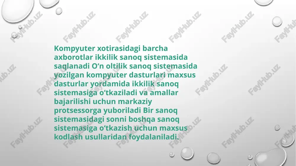 sonlarni bir sanoq sistemasidan boshqa sanoq sistemasiga o’tkazish - Page 4