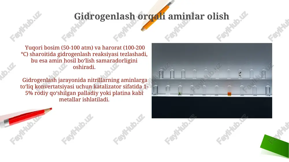 amino birikmalar nitrinlar izonitrinlardan olinishi - Page 4