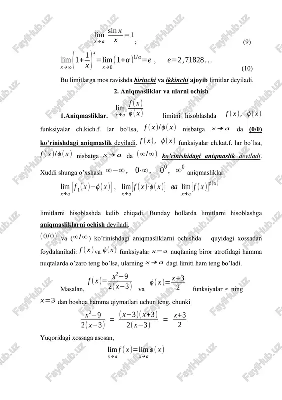 tirishni bajaramiz: oxirgi ifoda da ko’rinishdagi aniqmaslik bo’lib, 11-misoldagidek ning yuqori darajalisiga surat va maxrajini bo’lib, bunda da bo’ladi. image2.wmf image47.wmf oleobject47.bin image48.wmf oleobject48.bin image49.wmf oleobject49.bin image50.wmf oleobject50.bin image51.wmf oleobject51.bin oleobject2.bin image52.wmf oleobject52.bin image53.wmf oleobject53.bin image54.wmf oleobject54.bin image55.wmf oleobject55.bin image56.wmf oleobject56.bin image3.wmf image57.wmf oleobject57.bin image58.wmf oleobject58.bin image59.wmf oleobject59.bin image60.wmf oleobject60.bin image61.wmf oleobject61.bin oleobject3.bin image62.wmf oleobject62.bin image63.wmf oleobject63.bin image64.wmf oleobject64.bin image65.wmf oleobject65.bin image66.wmf oleobject66.bin image4.wmf image67.wmf oleobject67.bin image68.wmf oleobject68.bin image69.wmf oleobject69.bin image70.wmf oleobject70.bin image71.wmf oleobject71.bin oleobject4.bin image72.wmf oleobject72.bin image73.wmf oleobject73.bin image74.wmf oleobject74.bin oleobject75.bin image75.wmf oleobject76.bin image76.wmf image5.wmf oleobject77.bin image77.wmf oleobject78.bin image78.wmf oleobject79.bin image79.wmf oleobject80.bin image80.wmf oleobject81.bin image81.wmf oleobject5.bin oleobject82.bin image82.wmf oleobject83.bin image83.wmf oleobject84.bin image84.wmf oleobject85.bin image85.wmf oleobject86.bin image86.wmf image6.wmf oleobject87.bin image87.wmf oleobject88.bin image88.wmf oleobject89.bin image89.wmf oleobject90.bin image90.wmf oleobject91.bin image91.wmf oleobject6.bin oleobject92.bin image92.wmf oleobject93.bin image93.wmf oleobject94.bin image94.wmf oleobject95.bin image95.wmf oleobject96.bin image96.wmf image7.wmf oleobject97.bin image97.wmf oleobject98.bin image98.wmf oleobject99.bin oleobject100.bin image99.wmf oleobject101.bin image100.wmf oleobject102.bin oleobject7.bin oleobject103.bin image101.wmf oleobject104.bin image102.wmf oleobject105.bin image103.wmf oleobject106.bin image104.wmf oleobject107.bin …