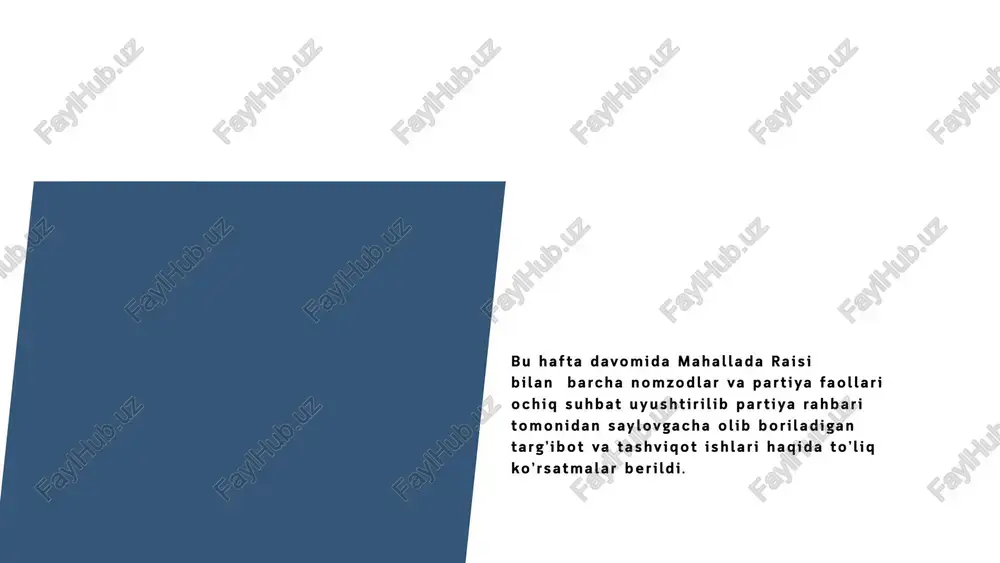 malakaviy amaliyot hisoboti uchun bajargan taqdimoti - Page 4