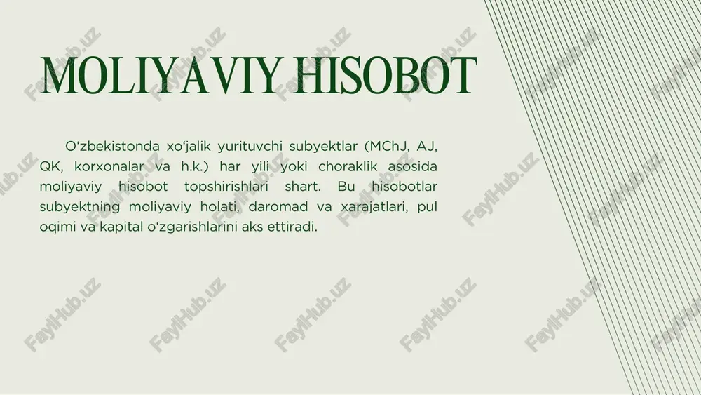 garishlar hisobga olinganidan so‘ng, hisobot davri oxiridagi kapital miqdorlari 1. boshlang‘ich kapital ko‘rsatkichlari 2. davr davomida yuz bergan o‘zgarishlar 3. yakuniy (davr oxiridagi) ko‘rsatkichlar 4-son forma tarkibi