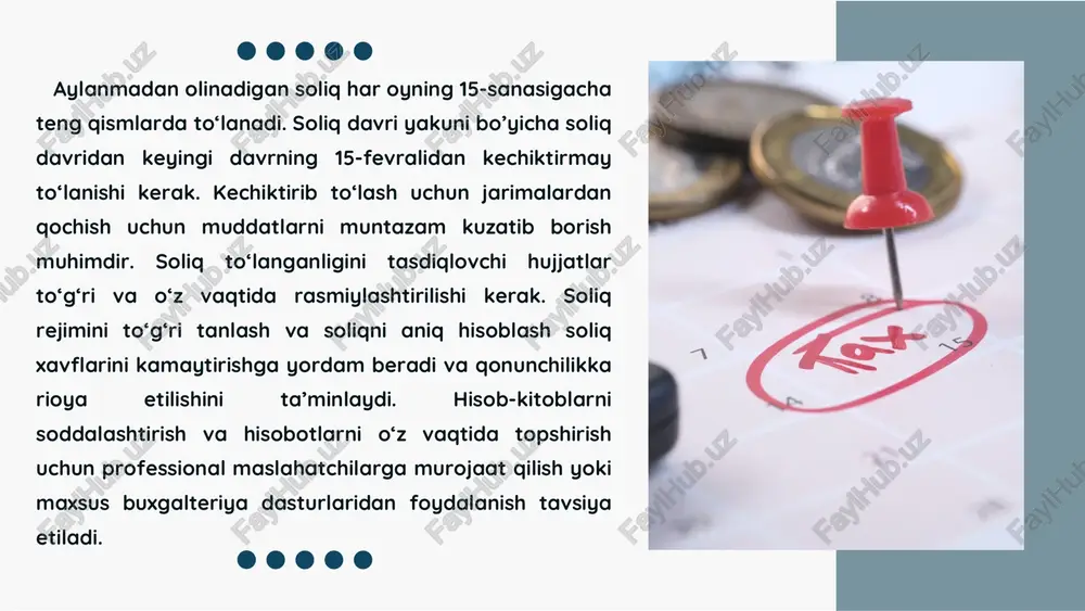 aylanmadan olinadigan soliq - Page 4