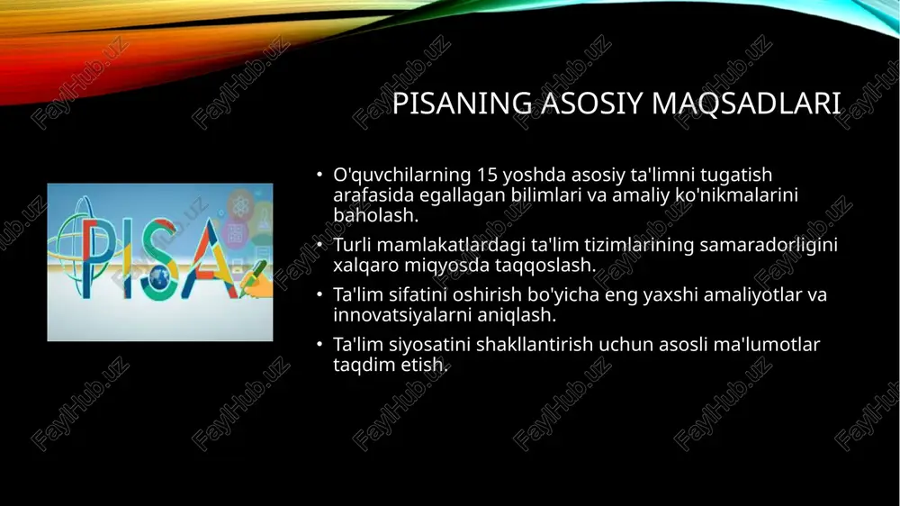 pisa xalqaro baholash mazmun mohiyati - Page 4