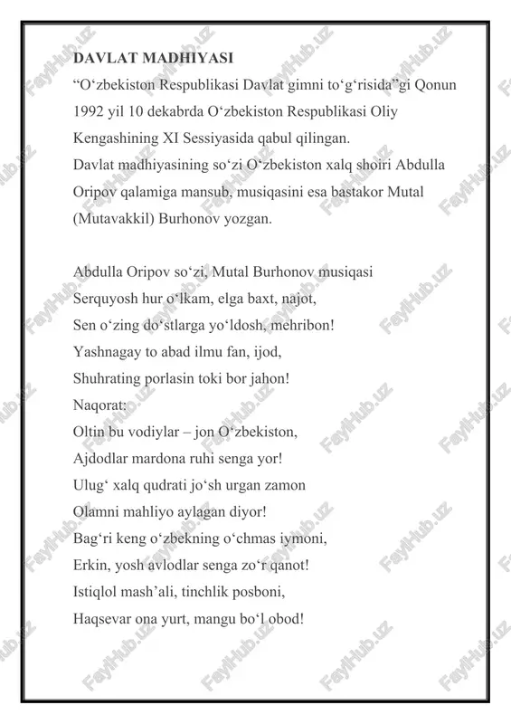o'zbekiston respublikasi davlat ramzlari - Page 4