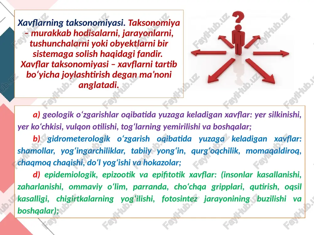 ’rinlari tashkil qilinadi. masalan, tikuvchilik korxonalarining bichish sexlarida qo’lda to’shama, bo’rlama tayyorlash, remont mexanika sexlarida texnologik jihozlarni o’rta va kapital ta’mirlash va boshqalar. - ish o’rinlarini texnik jihatdan jihozlanishiga ko’ra, ular qo’lda bajariladigan, mexanizatsiyalashgan va avtomatlashtirilgan ish o’rinlari mavjud. - ish o’rinlariga xizmat ko’rsatilishiga ko’ra bir stanokli, ko’p stanokli ish o’rinlari mavjud. - bajariladigan ishning mazmuniga ko’ra ish o’rinlari universal va ixtisoslashgan bo’ladi. - ish o’rinlari bajariladigan texnologik operatsiyalarning xarakteriga ko’ra tikuvchi, bichuvchi, qolipga tortuvchining ish o’rinlariga va boshqalarga ajratiladi. - ishlab chiqarishni tashkil qilish shakli, ixtisoslashtirish darajasi va mahsulot nomenklaturasining doimiyligiga ko’ra ishlab chiqarishning yakka, seriyali va ommaviy ishlab chiqarish turlaridagi ish o’rinlariga ajratiladi. engil sanoat korxonalaridagi ish o’rinlarining tasnifi 1.4-rasmda ko’rsatilgan. asosiy xususiyatlari bo’yicha ish o’rinlarini tasniflash uni tashkil qilinishida muhim ahamiyatga ega bo’lib, u ish o’rinlarini tashkillashtirish bilan bog’liq masalalarni tezkorlik bilan echilishiga yordam beradi, yuqori unumli ishni ta’minlashga yo’naltirilgandir. engil sanoat korxonalari uchun umumiy bo’lgan ish …