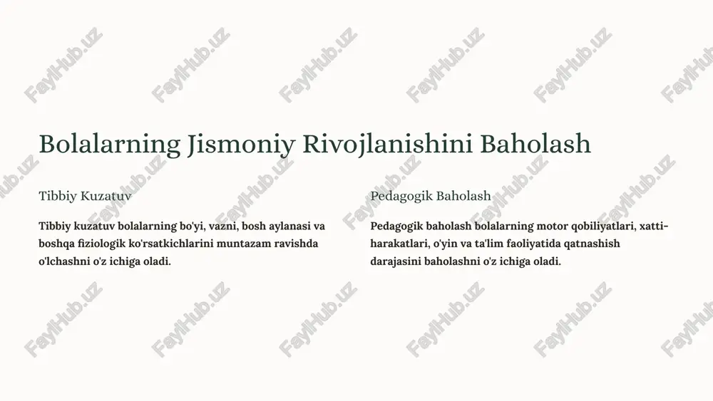 maktabgacha yoshdagi bolalarni jismoniy rivojlanishini nazorat qilish - Page 4