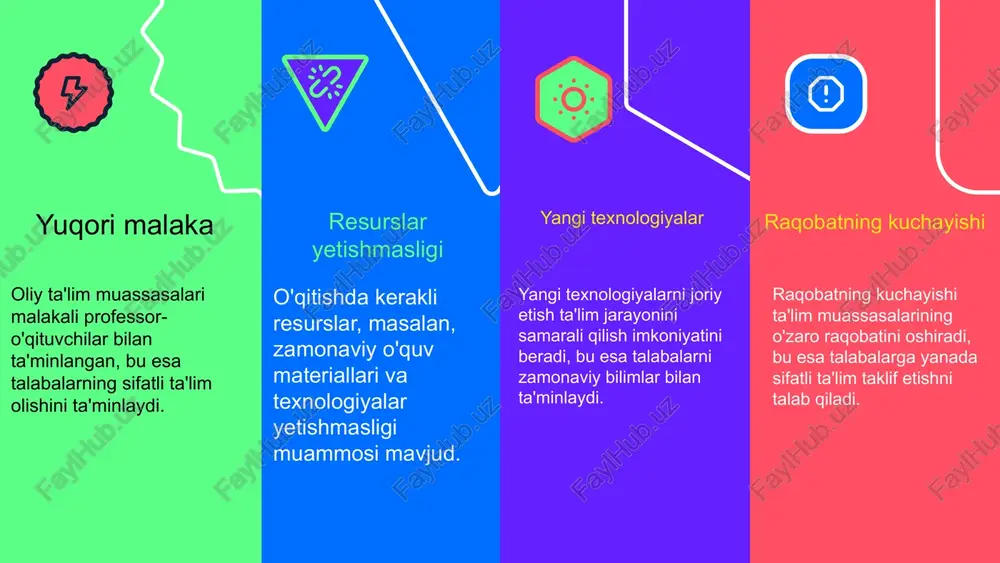 va tahdidlar muhokama qilinadi. fransiyada ta'lim statistikasi ta'lim tizimining asosiy ko'rsatkichlari fransiyada ta'lim tizimi yuqori darajada rivojlangan. mamlakatda o'quvchilar soni 12 milliondan oshadi, va ta'lim sohasida investitsiyalar yildan-yilga ortib bormoqda. ta'lim tizimi davlat va xususiy sektorlardan iborat bo'lib, barcha yoshdagi o'quvchilar uchun imkoniyatlar yaratadi. o'quvchilar soni va o'qituvchilar nisbati fransiyada o'quvchilar soni 2022-yilga kelib 12 millionni tashkil etadi. o'qituvchilar soni esa 800,000 dan ortiq. o'quvchilar va o'qituvchilar o'rtasidagi nisbati taxminan 15:1 ni tashkil etadi, bu esa ta'lim sifatini ta'minlashda muhim ahamiyatga ega. ta'lim xarajatlari va ularning taqsimoti fransiyada ta'lim xarajatlari yillik 55 milliard evrodan oshadi. ushbu mablag'ning 90% dan ortig'i davlat tomonidan moliyalashtiriladi. ta'lim xarajatlari o'qituvchilar maoshi, maktab infratuzilmasi va ta'lim resurslarini ta'minlashga sarflanadi. ta'lim darajalari bo'yicha statistik ma'lumotlar fransiyada ta'lim tizimi uch asosiy darajaga bo'lingan: boshlang'ich, o'rta va oliy ta'lim. har bir darajada o'quvchilar soni va ta'limning sifatini oshirish uchun turli dasturlar amalga oshirilmoqda. oliy ta'limda 2,5 milliondan ortiq …