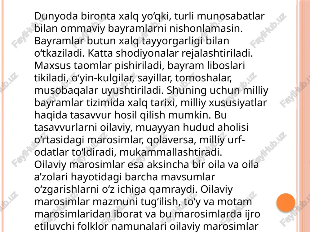 illab o‘tgan g‘ozlar-a, begim allayor, allayor, begim allayor, allayor! xalqimiz orasida sumalak pishirish bilan aloqador g‘oyat qiziqarli an’ana va udumlar, e’tiqod va inonchlar bo‘lgan. ana shunday qadimiy an’analardan biri sumalak pishirish bilan aloqador «ashshadarozi» marosimidir. amudaryo sohillariga xos bu qadimiy marosim va u bilan bog‘liq o‘yin xorazm xalq teatri an’analarini o‘rgangan san’atshunos t.qilichev tomonidan aniqlangan. olim 1974-yilning 10-noyabrida to‘rtko‘l tumanidagi «qirqqizobod» jamoa xo‘jaligida yashovchi 70 yashar bibi momo qoziyevadan sumalak pishirish paytida o‘ynaladigan «ashshadarozi» nomli xalq o‘yinining etnografik tavsifi va qo‘shiqlarini yozib olgan. ma’lum bo‘lishicha, «ashshadarozi» marosimi (bu o‘yinning etnofolkloristik tavsifi t.qilichevning «xorazm xalq teatri» (toshkent, adabiyot va san’at nashriyoti, 1988, 70-75-betlar) kitobidagi ma’lumotlar asosida bayon qilindi) sumalak pishirilayotganda tashkil etilgan. buning uchun ikki yarim - uch metrlar chamasi uzunlikdagi tayoqning uchidan yarim metrlar pastrog‘idan ko‘ndalang qilib kichikroq bir tayoqcha bog‘langan. tepa qismida qo‘l shakli hosil qilingan ana shu tayoqqa uzun bo‘yli bir ayolning ko‘ylagini kiygizishgan va uning uchiga bir …