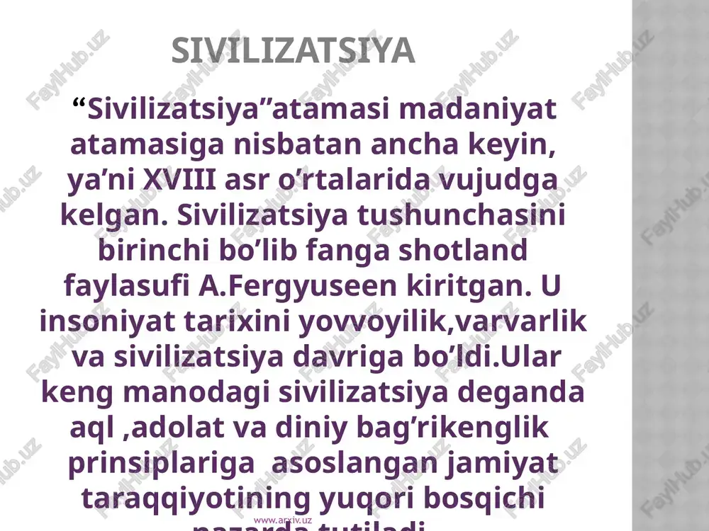 madaniyat va sivilizatsiya - Page 4