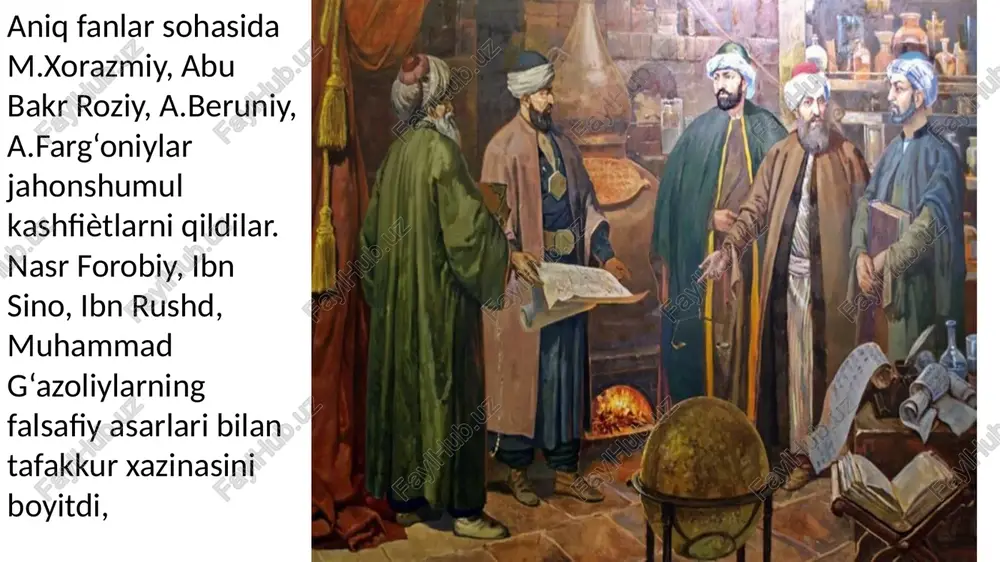 (an lt e ysl | a, @ adu nasr ibn iroq (vaf. 1036). 2 ale abr as al aammor abu sahl masihiy (vaf. 1010)