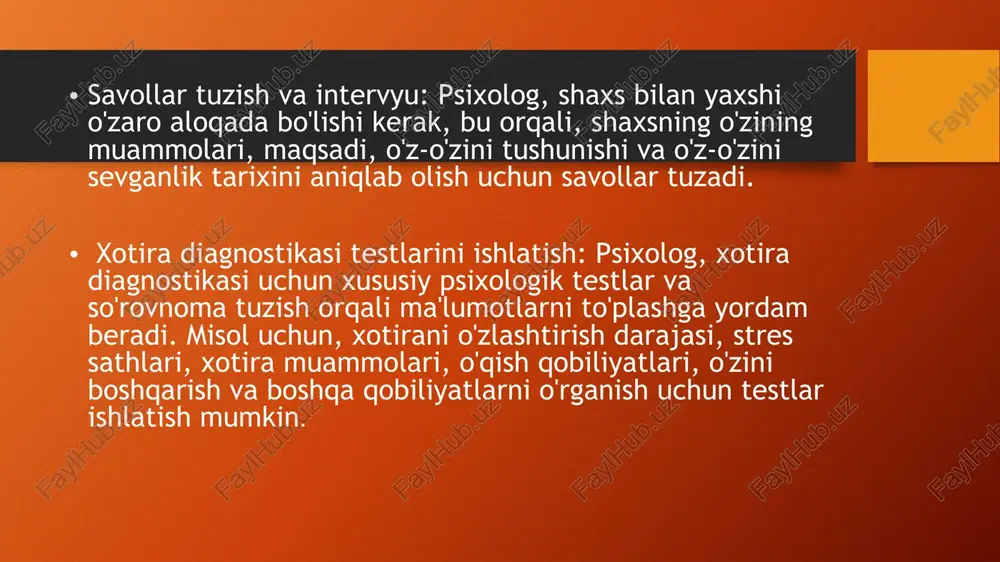xotirani diagnostika qilish metodlari - Page 4