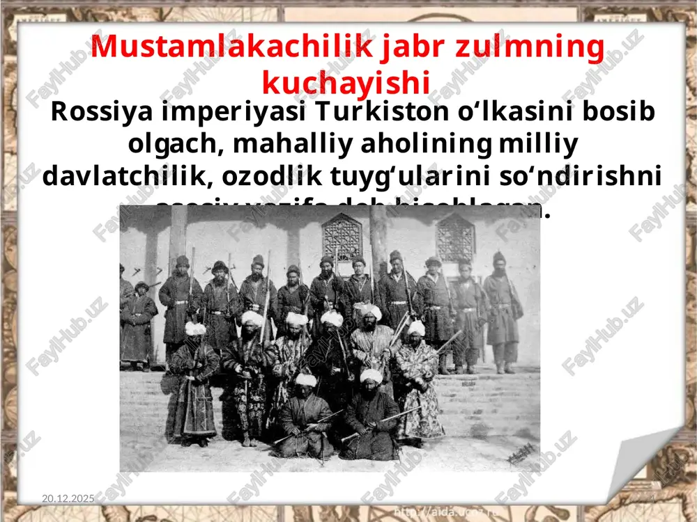 turkistonda xix ars oxirlarida milliy uyg’onish jarayonlari - Page 4