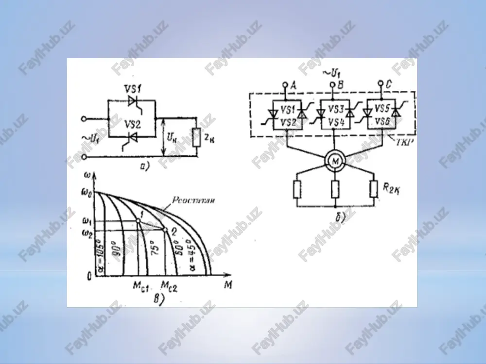 tiristorlik uchlanish rostlagichi - asinxron motor tizimi - Page 4