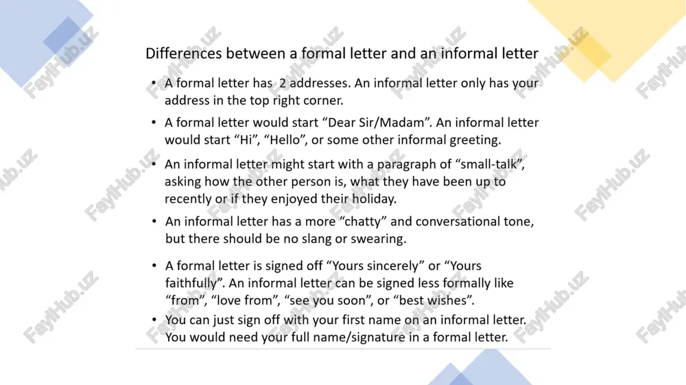 informal letters - Page 4