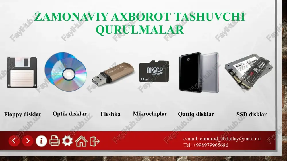 zamonaviy axborot tashuvchi qurulmalar - Page 4