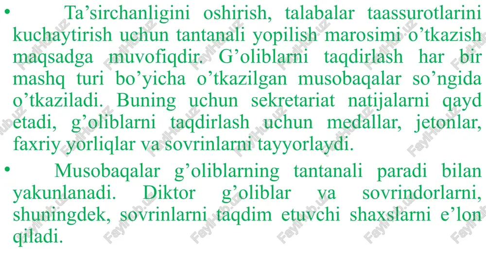 maxsus soni. 4.a istomen, ch.alimxodjayev, v.buzerxov o.burxonov. tennis o’yinining xalqaro standartlari. toshkent 2011y. (risola) 5.sh.a.po’latov tennisga o’rgatishning ananaviy va noan’anaviy texnologiyasi o’quv qo’llanma, toshkent, 2007-yil. 6.l.r.ayropetyans, stol tennisini o’qitish nazariyasi va amaliyoti.darsliktoshkent, o’zdjti 2005-yil. image1.jpg image2.jpg image3.jpg /docprops/thumbnail.jpeg o*zbekiston respublikasi coliy va o'rta maxsus talim vazirli o*zbekiston-finlandiya pedagogika ‘anig-tabiiy fanlar va jismoniy madaniyat fi sport turlarini oq fan:stol tennisini o°qitish nazaiyasiv “mavaut: stol tennis tasnifi (o°gituvchi: mlb ergasheva