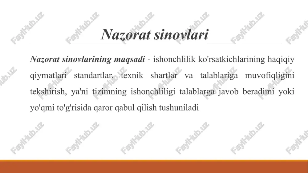 vjudligi va tabiati va boshqalar ); c ) atk tarkibiga kirmaydigan ta'mirlash bo'yicha xodimlar ; d ) ta'mirlash va texnik xizmat ko'rsatish uchun zarur bo'lgan ehtiyot qismlar . jarayonni boshqarish tizimlari va ushbu tarkibiy qismlar o'rtasidagi munosabatlar boshqacha xususiyatga ega . tj abt va qaror qabul qilishda tashqi muhit o'rtasidagi munosabatlar ishonchlilik muammolari 3. atrof-muhit bilan aloqani hisobga olgan holda tj abt ishonchliligi sanoat nazorati tizimlarining ishonchliligi muammolarini hal qilish ( har qanday murakkab tizim kabi ) ushbu tizim va tashqi muhitning o'zaro bog'liqligini hisobga olishni talab qiladi . tashqi muhit deganda sanoat boshqaruv tizimini o'rab turgan va unga ta'sir qiladigan yoki avtomatik boshqaruv tizimidan unga ta'sir qiladigan hamma narsa tushuniladi . laboratoriya va operatsion sinovlar laboratoriya sinovlari bilan taqqoslaganda operatsion sinovlarning kamchiliklari quyidagilardan iborat : faol eksperiment o'tkazishning mumkin bo‘lmasligi , tj abt ning atrof-muhit parametrlarini o'zgartirishi ( natijada bunday sinovlar ko'pincha kuzatuvlar yoki boshqariladigan operatsiya deb ataladi ); …