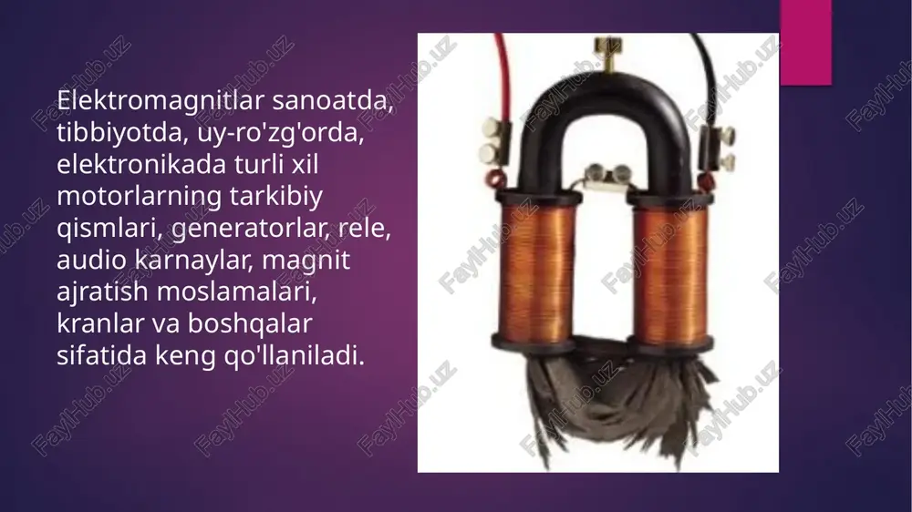 elektromagnitlar.ishlashprinsiplari.elektromagnitijromexanizmlar. - Page 4