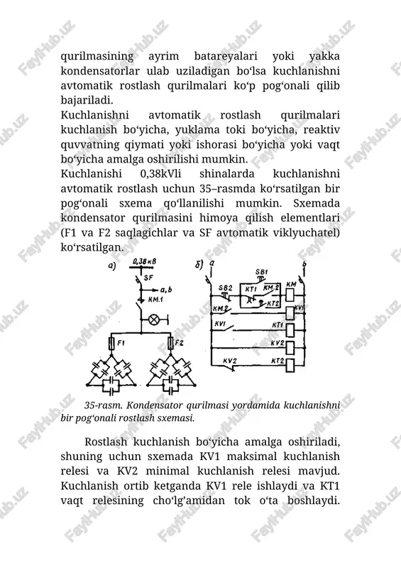 tib ketishidan himoya uchun kv maksimal kuchlanish relesi va kt3 vaqt relesi xizmat qiladi. katy kta curmanra