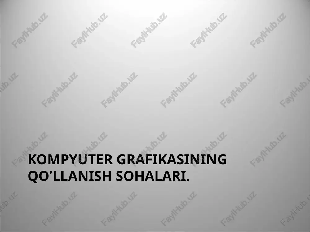 eng qo’llaniladi. fraktal grafika rang haqida umumiy tushuncha ranglar tadqiqotini keyinchalik tomas yung, djems maksvell va boshqa olimlar davom etkazdilar. nur yoki rang bilan tadqiqodchilar azaldan qiziqib kelganlar. bu sohadagi olamshumul yutuqlardan biri isaak nyutonning oq yorug’lik nurining tashkil etuvchi qismlarga ajratilishi bo’yicha 1666 yilda o’tkazgan tajribalaridir. oq yorug’lik nuri (quyosh nuridan foydalanildi) uchburchakli shisha prizmaga yo’naltirildi. u ushbu etti rangni ya’ni qizil, zarg’aldoq, sariq, yashil, havorang, ko’k va binafsha ranglarni asosiy ranglar hisobladi. rang modellari rgb cmy (cyan magenta yellow) cmyk (cyan magenta yellow key) hsb (hue saturation brightness) lab hsv (hue, saturation, value) hls (hue, lightness, saturation) rgb modelining nomi red - qizil, green – yashil va blue – ko'k birlamchi ranglarning bosh xarflaridan olingan bo'lib, ushbu ranglarning turli proportsiyalarda aralashtirish natijasida ko'rinuvchi spektrning turli xil boshqa ranglarini olish mumkin. birlamchi ranglarning aralashmasidan ikkilamchi moviy (cyan), pushti (magenta) va sariq (yelow) ranglar xosil bo'ladi. rgb modeli. rgb modelining …