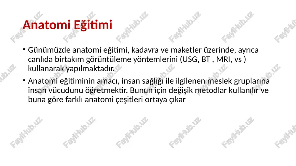 noktasından geçen vertikal eksen linea sternalis: sternum’un lateral kenarından geçen vertikal eksen linea parasternalis: linea sternalis ve linea medioclavicularis arasındaki mesafenin orta noktasından geçen vertikal eksen linea axillaris anterior: plica axillaris’in ön kenarından geçen vertical eksendir. linea axillaris media: fossa axillaris’in üst noktasından geçen vertical eksen. linea axillaris posterior: plica axillaris’in arka kenarından geçen vertical eksen anatomik düzlemler 1. transvers(horizontal) düzlem: 2. sagital düzlem: 3. frontal(coronal) düzlem: anatomik düzlemler 1. planum transversum (planum horizontale): yere paralel uzanır. vücudu üst ve alt iki parçaya ayırır. (klinikte axial plan) 2. planum sagittale: önden arkaya ve yere dik. vücudu sağ ve sol parçalara ayırır. 3. frontal coronale (planum frontale): sağdan sola ve yere dik. vücudu ön ve arka parçalara ayırır. 1. planum horizontale 2. planum sagittale 3. planum coronale vücudun bölümleri 1. baş (caput) 2. boyun(cervix, collum) 3. gövde(corpus, truncus) a. göğüs(thorax) b. karın(abdomen) c. leğen(pelvis) 4. taraflar, ekstremiteler üst ekstremite, üst taraf …