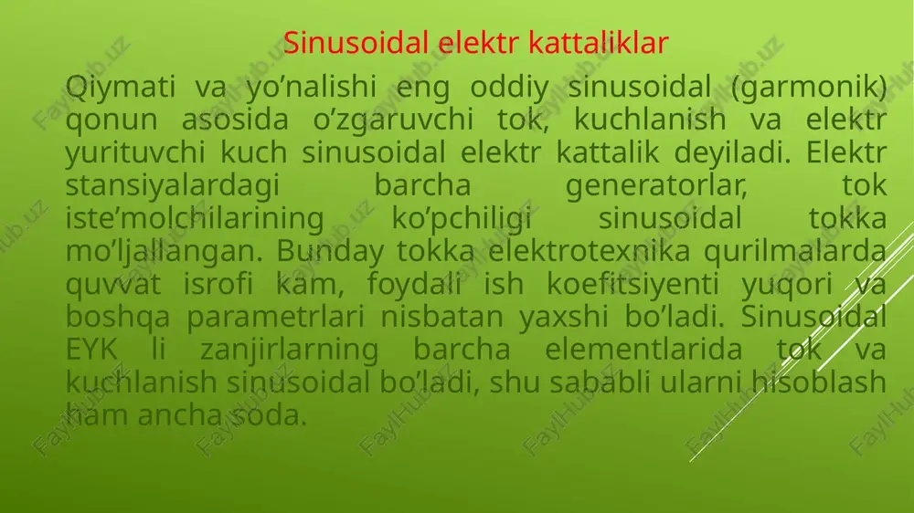 ektr oʻlchashlaridan amaliy ishlar: oliy oʻquv yurt. uchun oʻquv qoʻll.-t.: oʻzbekiston, 1994. 4. s. majidov, elektrotexnikadan rushcha-o’zbekcha lug’at image1.png image2.png image3.jpeg image4.png image5.wmf image6.wmf image7.wmf image8.wmf image9.png image10.emf image11.png we ag ot letbucakeinensian ratatsmen ea shk. n n n a i u s = a n c p = n c a p = p a +p b +p c = u a i a cos a  + u b i b cos v  + u c i c cos s  ze iz, zs /docprops/thumbnail.jpeg elektrotexnika fake ektromexanika va ona ga