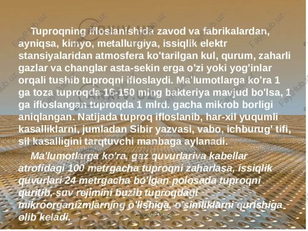 tuproqlarning petsiditlar bilan ifloslanishi - Page 4