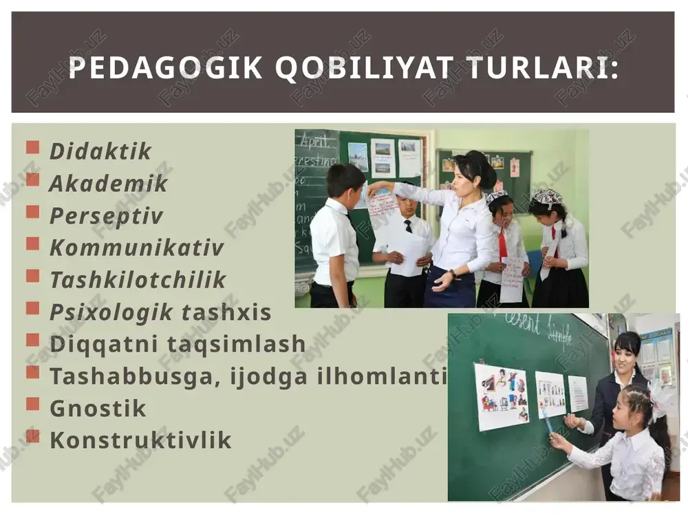 o’qituvchi faoliyatida pedagogik qobiliyatlar - Page 4