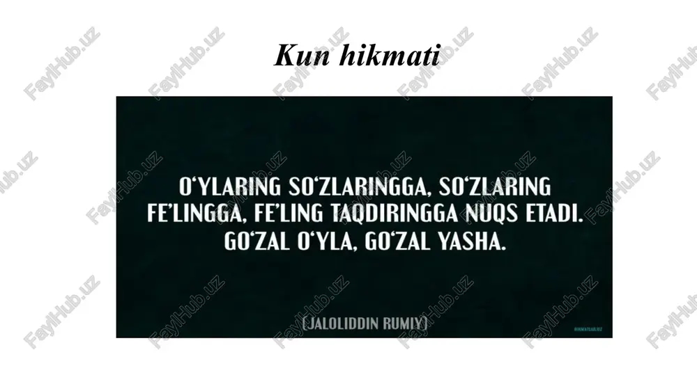 n bola bolalar uchun yaxshi bo‘lgan qulayliklar normal rivojlanishdagi bolalar uchun hech bir muammo keltirib chiqarmaydi. jismonan bog‘lanishlarni yaratish inklyuziv ta’limning asosiy muammolarini hal etishga xizmat qiladi. 4. markazlashtirilmagan bo’lishi tamoyili. bu tamoyilning mazmuni quyidagi ikkita aspekt yordamida ifodalanadi: a). inaklyuziv ta’lim xizmatlari umumiy ta’lim tizimining integrasiya(lot. integratio — tiklash, toʻldirish, integer — butun qilingan qismi bo’lishi kerak. b). inklyuziv ta’lim tizimidgi vazifalar mahalliy ta’lim organlariga jaqvabgarlik va boshqaruvni yuklash uchun markazlashmagan holda olib borilishi kerak va imkoniyatlar mahalliy sharoitlarga moslashtirilishi lozim. 5. inklyuziv ta’limda kompleks yondashishi tamoyili. nogiron bolalarga ularga nogiron deb faqatgina nuqson jihatdan yondashishi emas, balki bu bolalrga har tomonlama yondashish lozim. bu esa maxus ehtiyojli bolalar uchun ta’lim masalasini rejalashtirayotgan uning butun hayoti davomida yuzaga kelishi mumkin bo’lgan ehtiyojini hisobga olgan holda tuzishni talab etadi. bundan tashqari inklyuziv ta’limda nogiron boladagi mavjud nuqonlarni bartaraf etish, korreksiyalash, kompensasiya qilish bilan bir qatorda bilim ko’nikmalarga ega qilish, kasb …