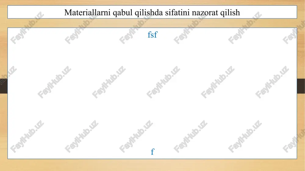 materiallarni qabul qilishda sifatini nazorat qilish - Page 4