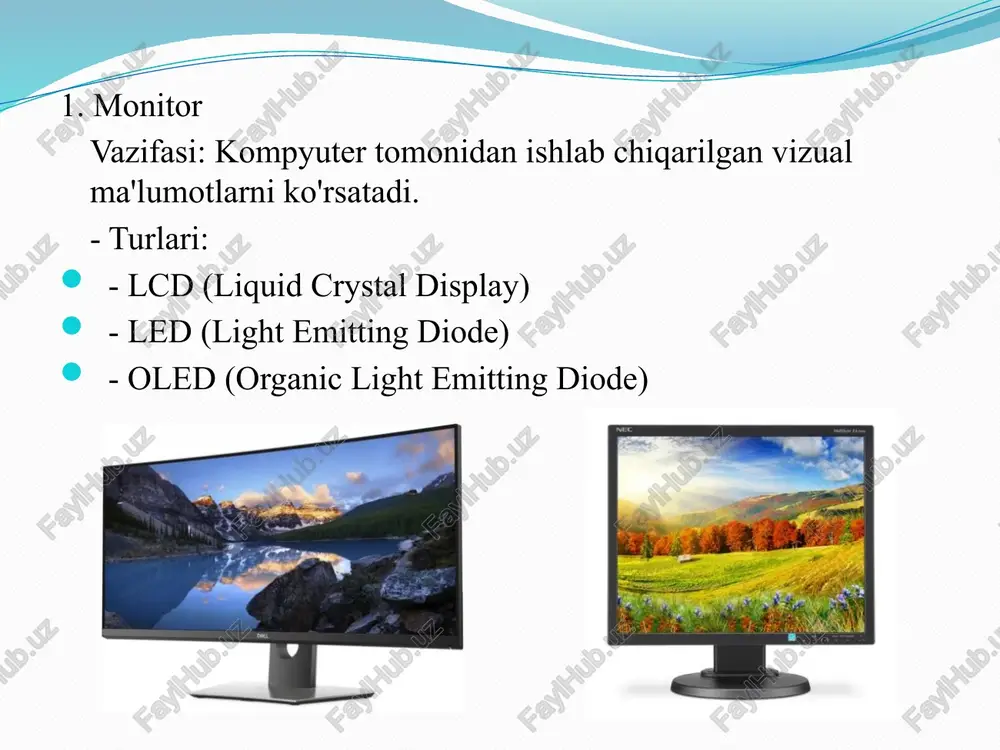kompyuterning asosiy qurilmalari - Page 4