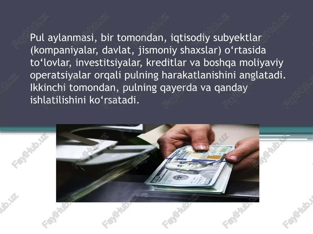 pul aylanmasi va uning tarkibi - Page 4