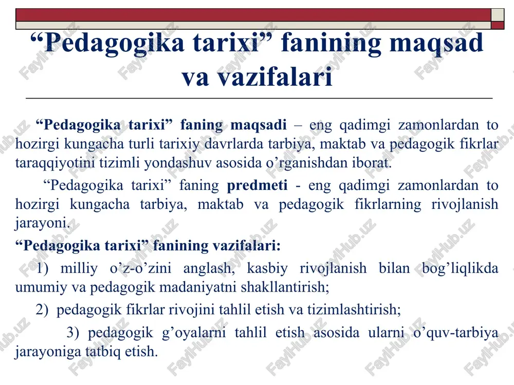 musulmon maktablari va unda ta’lim-tarbiya mazmuni «qur’oni karim»-dunyo madaniyatining ulkan boyligi, barcha musulmonlarning muqaddas kitobi bo’lib, arab tilida-o‘qimoq, qiroat qilmoq jamlash ma’nosini anglatadi. qur'oni karim alloh taolo tomonidan payg'ambarimiz muhammad alayhissalomga 23 yil mobaynida sura, oyat tarzida arab tilida, og'zaki nozil qilingan. u 114 suradan iborat. "sura" so‘zi lug‘atda, qo‘rg‘on, manzil va sharaf ma’nolarini anglatadi. diniy kitoblarning tarbiyaviy ahamiyati ota-onaning farzand oldidagi haqqi quyidagilardan iboratdir: - farzandga ota-ona hatti-harakatlarining malol kelmasligi; - ota-ona bilan gaplashganda ularning dillariga og’ir botadigan so’z aytmaslik; - ota-onaga ehtirom bajo keltirish; - ota-onaga rahm-shafqat ko’rsatish; - ota-onaning haqlariga duo qilish. “ol-imron” surasining 134-oyatida “yaxshi-yomon kunlarda infoq-ehson qiladigan, g’azablarini ichlariga yutadigan, odamlarning (xato-kamchiliklarini) avf etadigan kishilardir. olloh bunday yaxshilik qiluvchilarni sevadi” - deyiladi. “al-jome' as-sahih”dan 16-bob. ilmu hikmatni orzu qilmoq abdulloh ibn mas’ud raziyallohu anhu rivoyat qiladi: «rasululloh sollallohu alayhi vasallam: «ikki narsadan o‘zgasiga hasad qilmoq joiz emas, biri — kishiga alloh taolo halol mol-dunyo bersa-yu, …