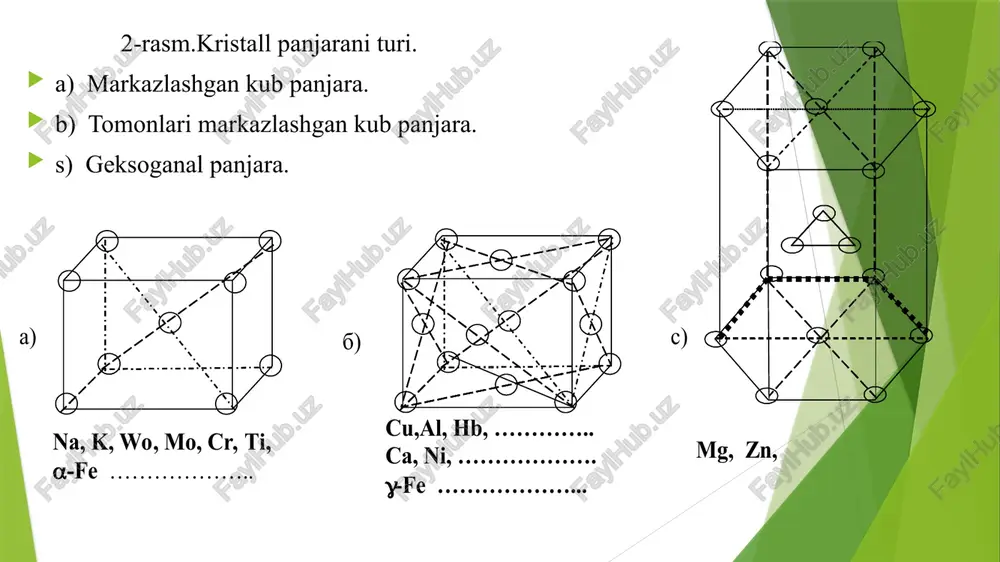 metallarni kristallanish jarayonini urganish - Page 4